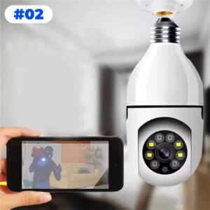 Mini IP Câmera Wifi sem fio visão noturna microfone auto