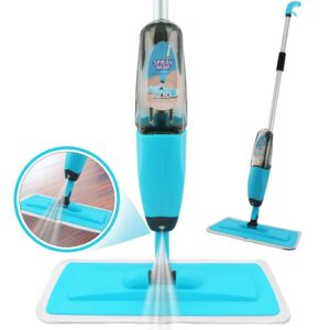 Mop Spray Magico Esfregão Com Reservatório Rodo De Limpeza Microfibra Refil
