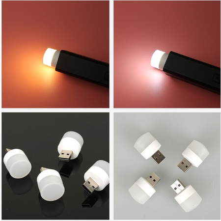 Mini Luminária Luz Lampada Led Abajur Usb. Ideal para leitura.