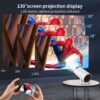 Projetor 4K HD 150 Polegadas Celular, Tv B0x, Xbox, PS, Pc, Wifi HY300 Pro Magcubic